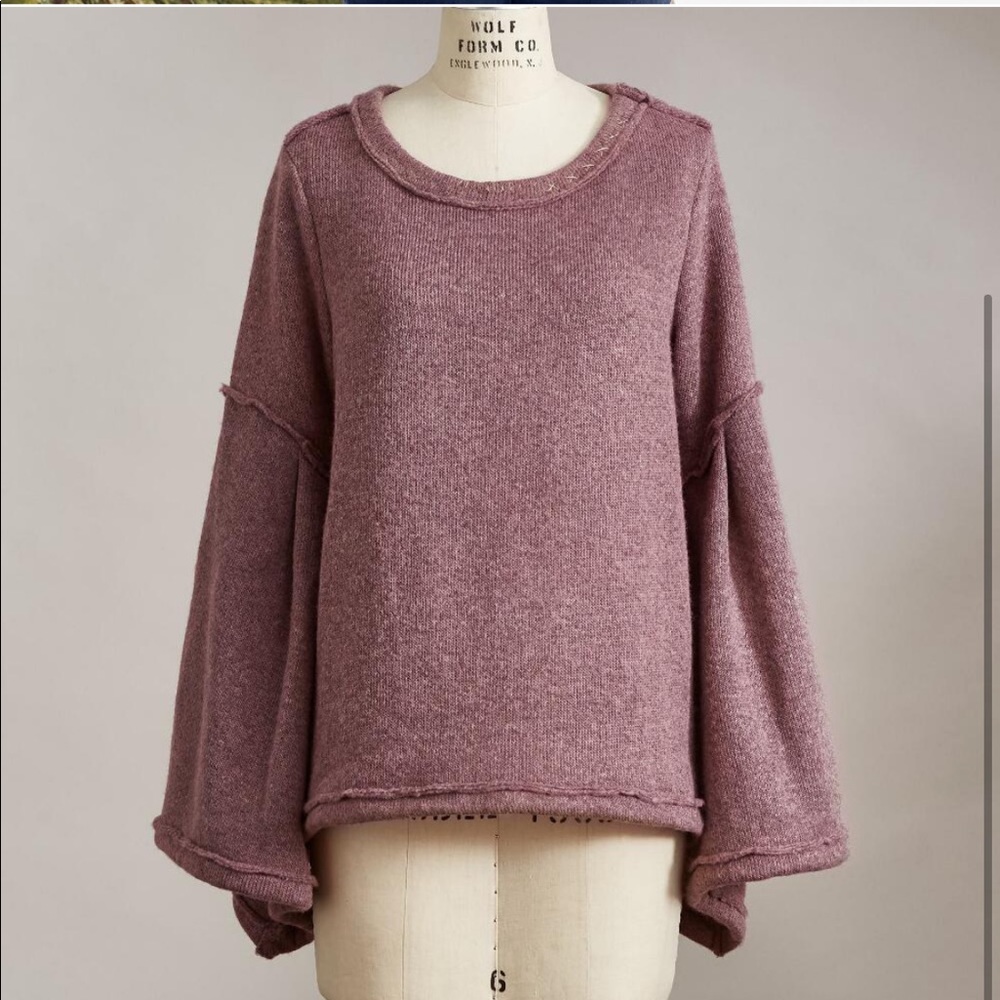 SUNDANCE: Melaga Bell Sleeve Sweater - Picture 2 of 3